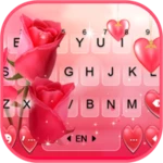 Logo of Romantic Heart Roses Keyboard android Application 